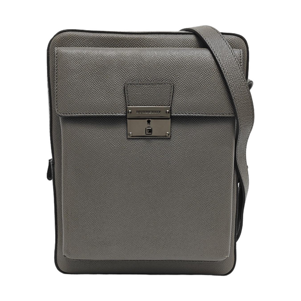 Calfskin Shoulder Bag Gray