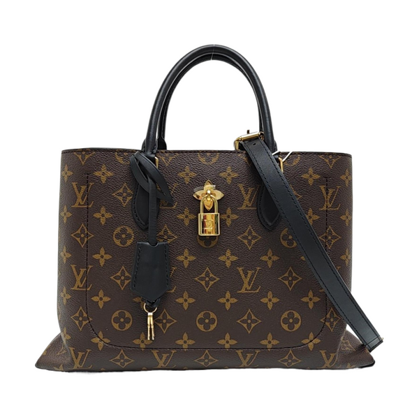 FLOWER Monogram Coated Canvas Brown
