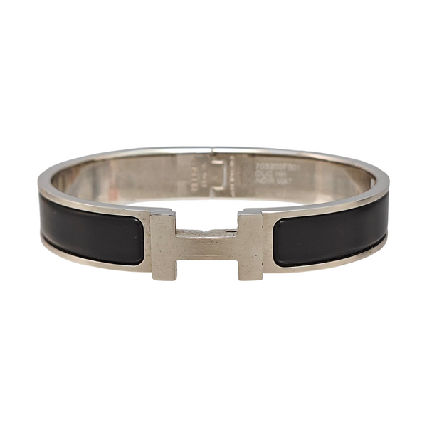 Clic Hh Metal Black Bangle
