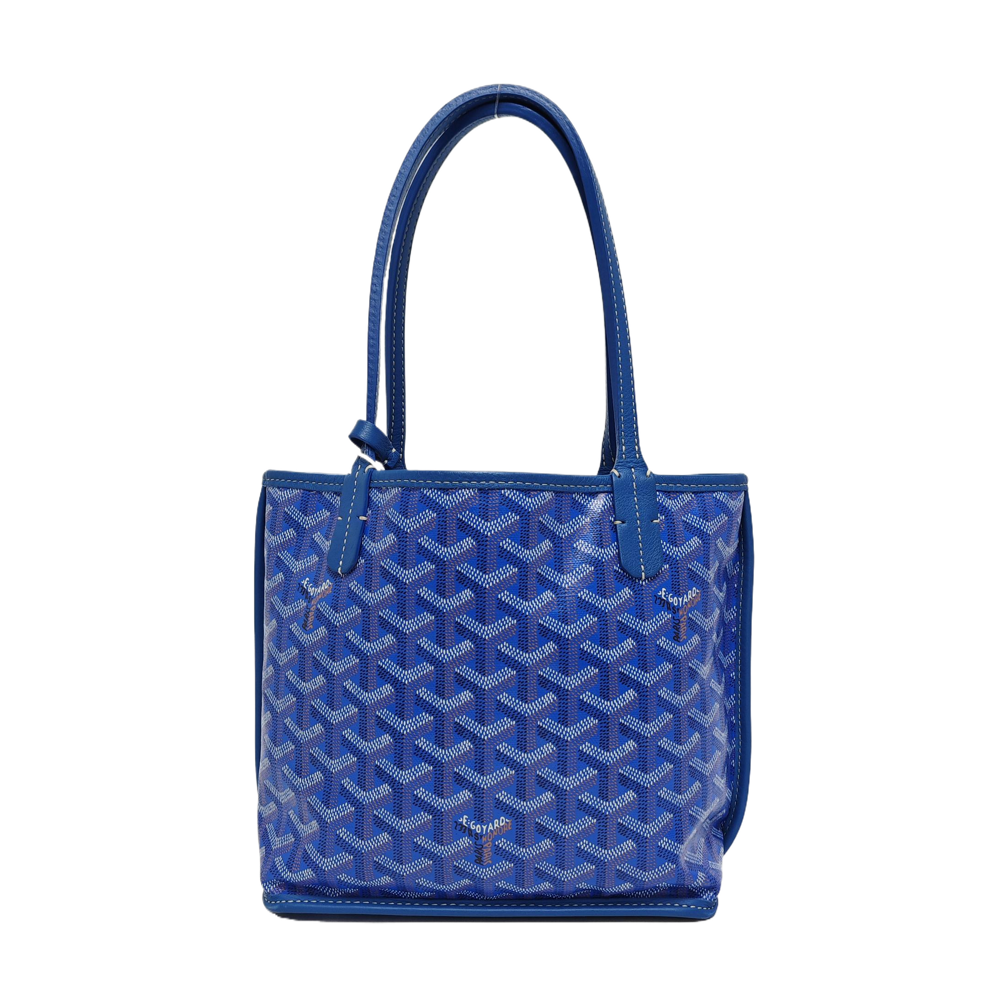 Anjou Mini Coated Canvas Blue