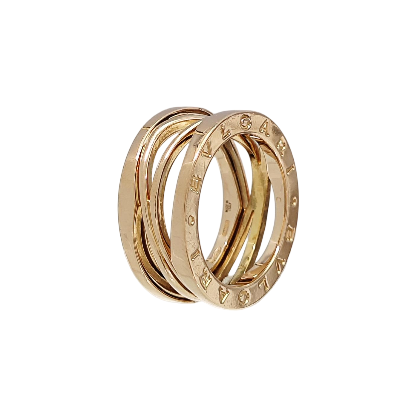 B.ZERO1 18k Rose Gold Ring EU 55