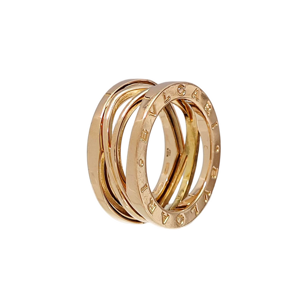 B.ZERO1 18k Rose Gold Ring EU 55