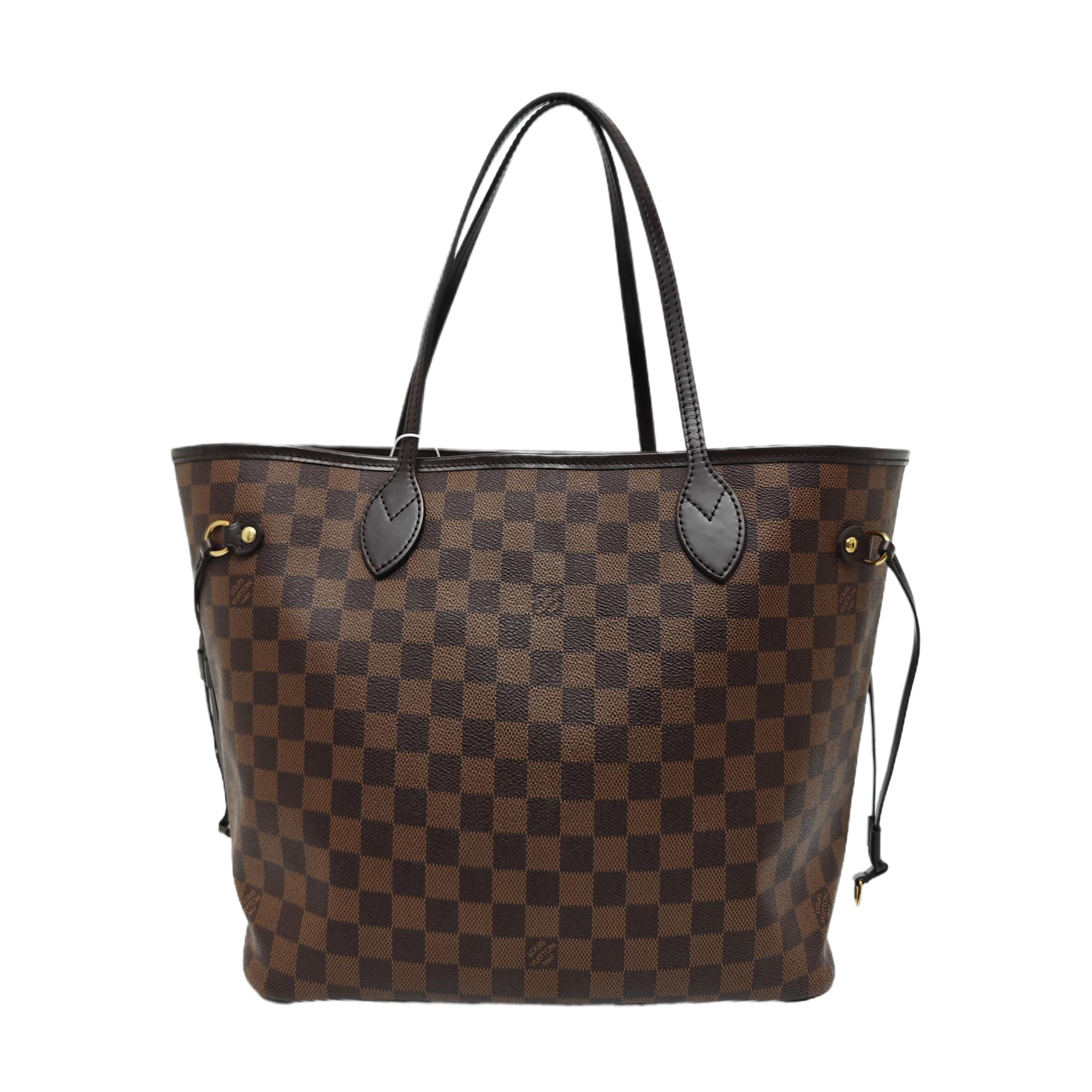 NEVERFULL MM Damier Ebene Coated Canvas Brown