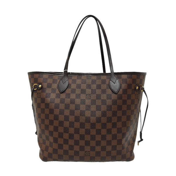 NEVERFULL MM Damier Ebene Coated Canvas Brown