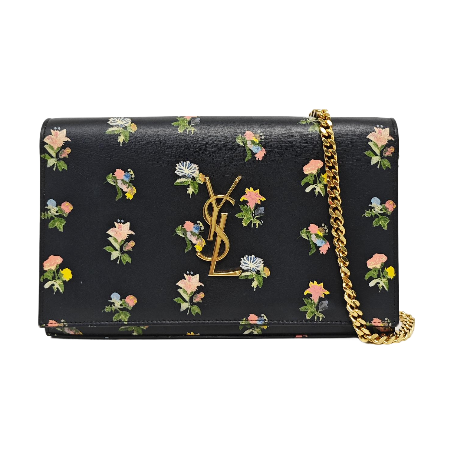 Calfskin Shoulder Bag Black