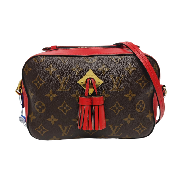 SAINTONGE Monogram Coated Canvas Brown