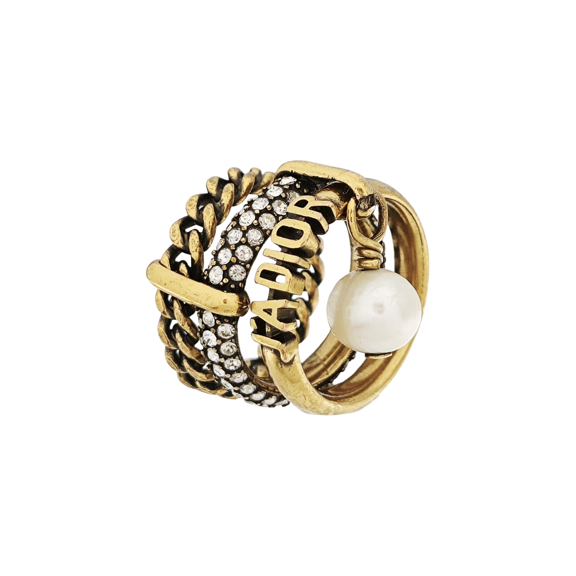 J'adior Metal Gold Ring EU 51