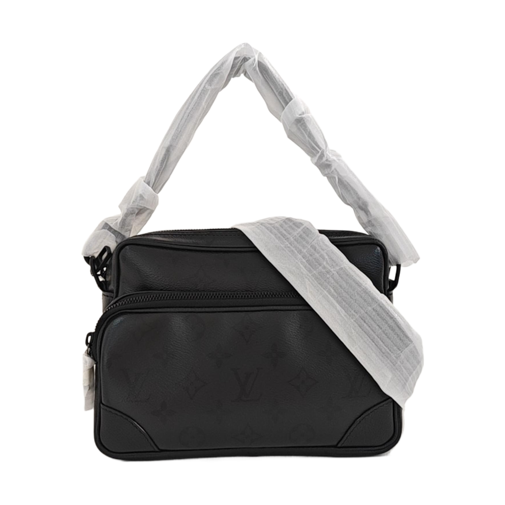NIL Monogram Coated Canvas Black