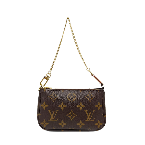 ACCESSOIRES Mini Monogram Coated Canvas Brown