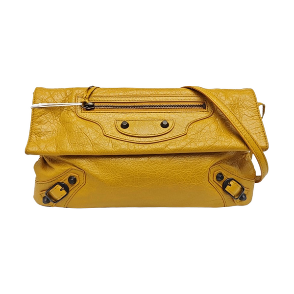 Classic City Small Lambskin Yellow