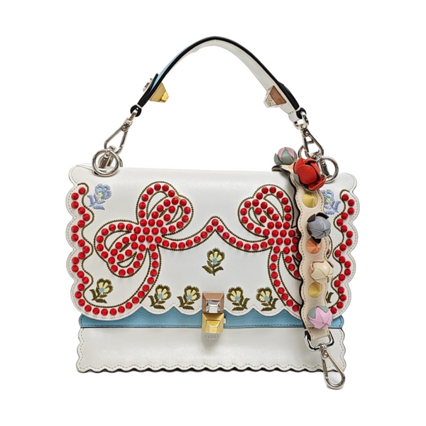 Kan I Medium Calfskin White