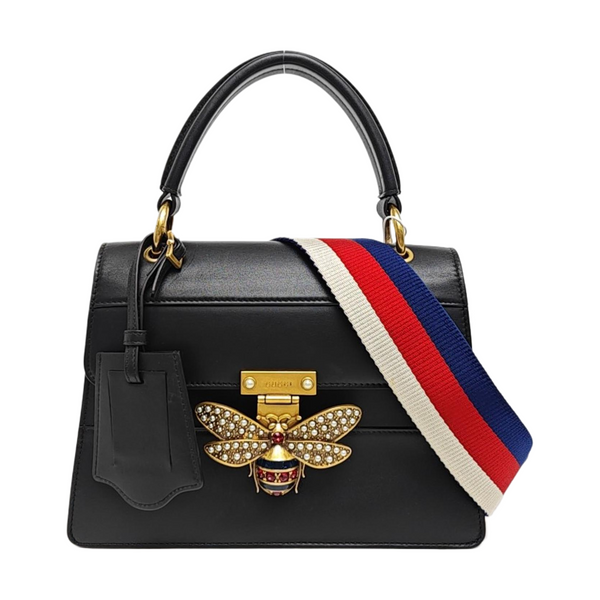 Queen Margaret Small Calfskin Black