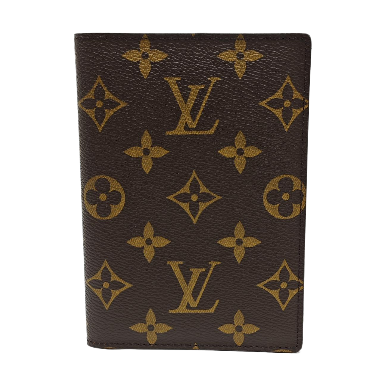 Monogram Coated Canvas Card Holder Brown