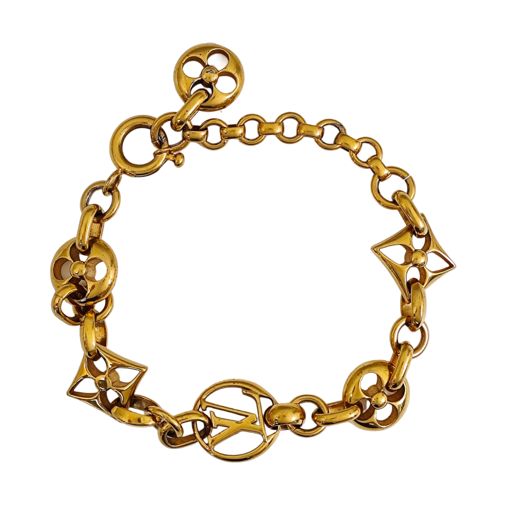 CRAZY IN LOCK Metal Gold Bracelet