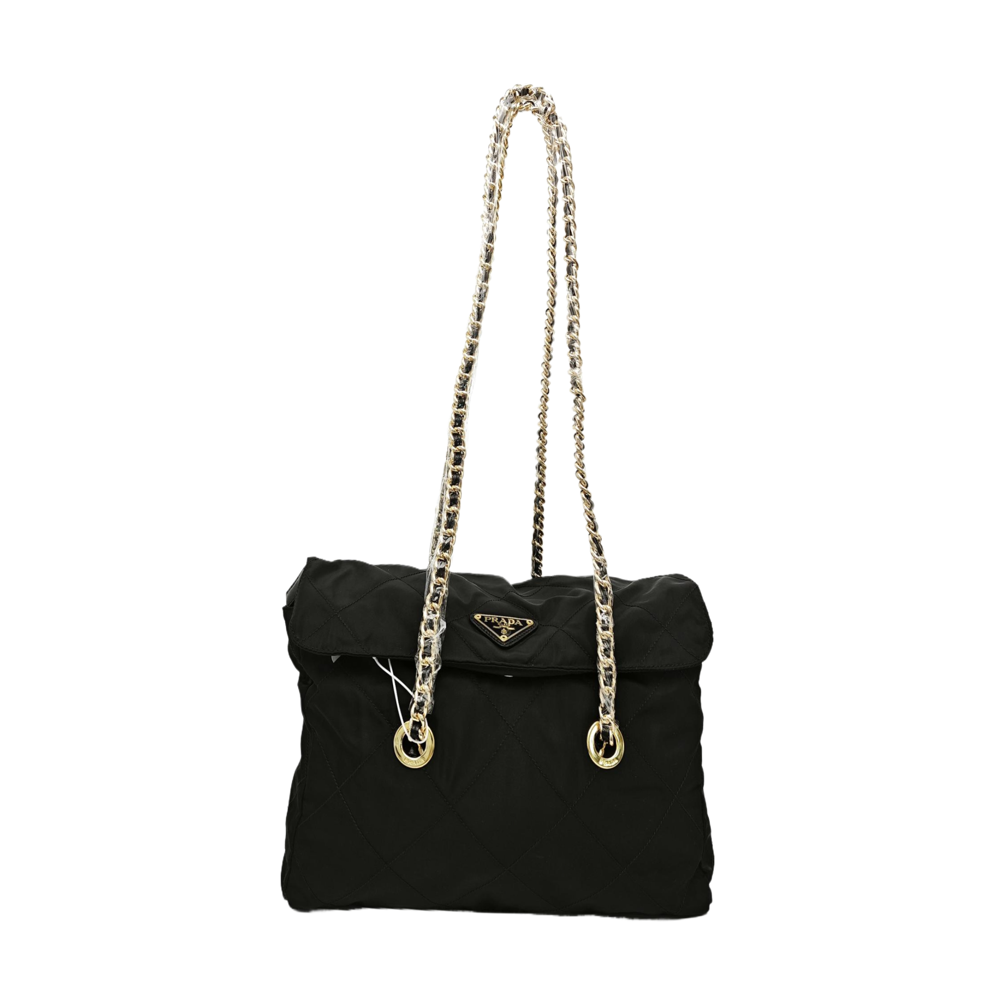 Nylon Quilted Nylon Black