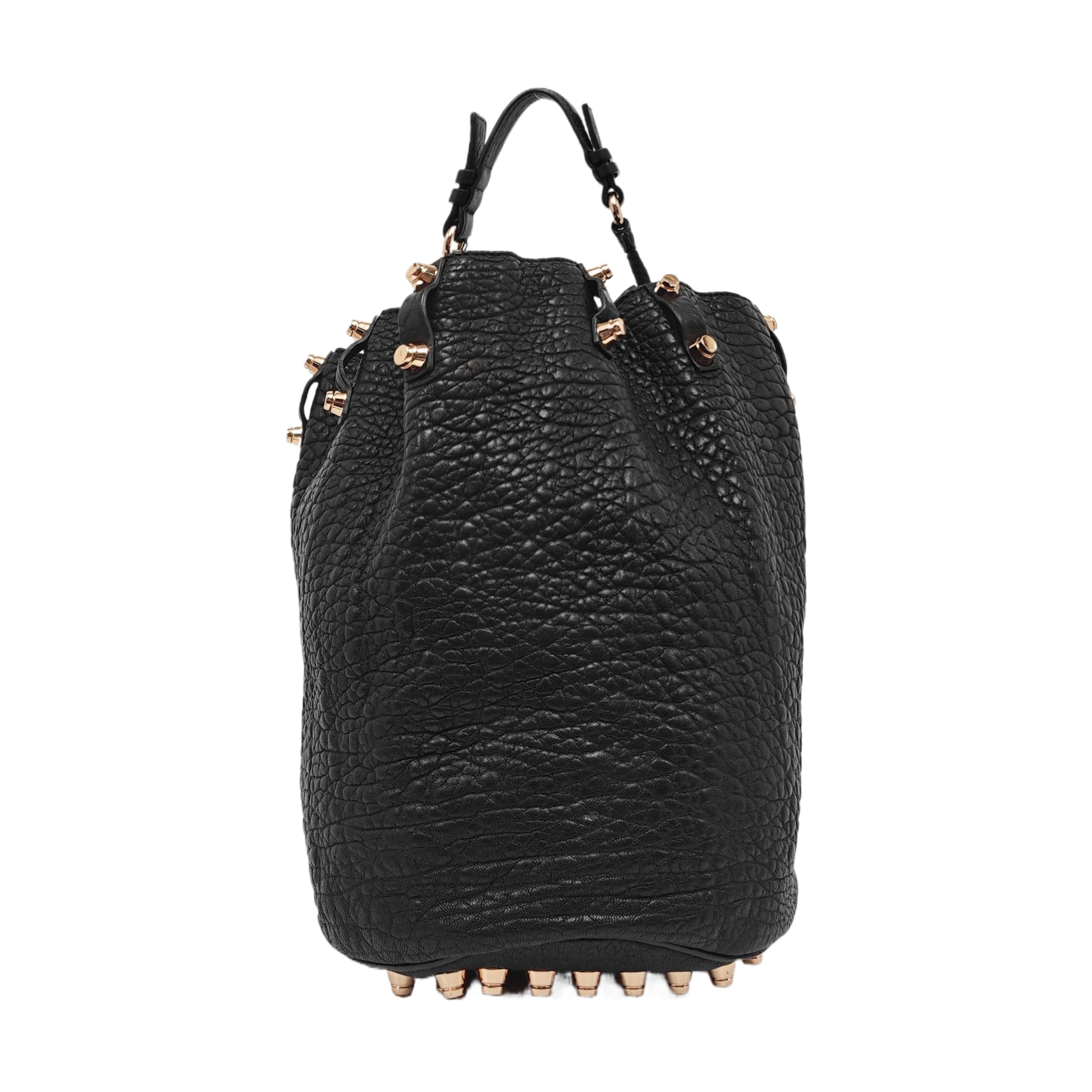 Calfskin Bucket Bag Black