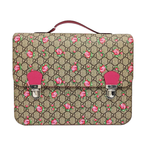 Monogram Coated Canvas Backpack Beige