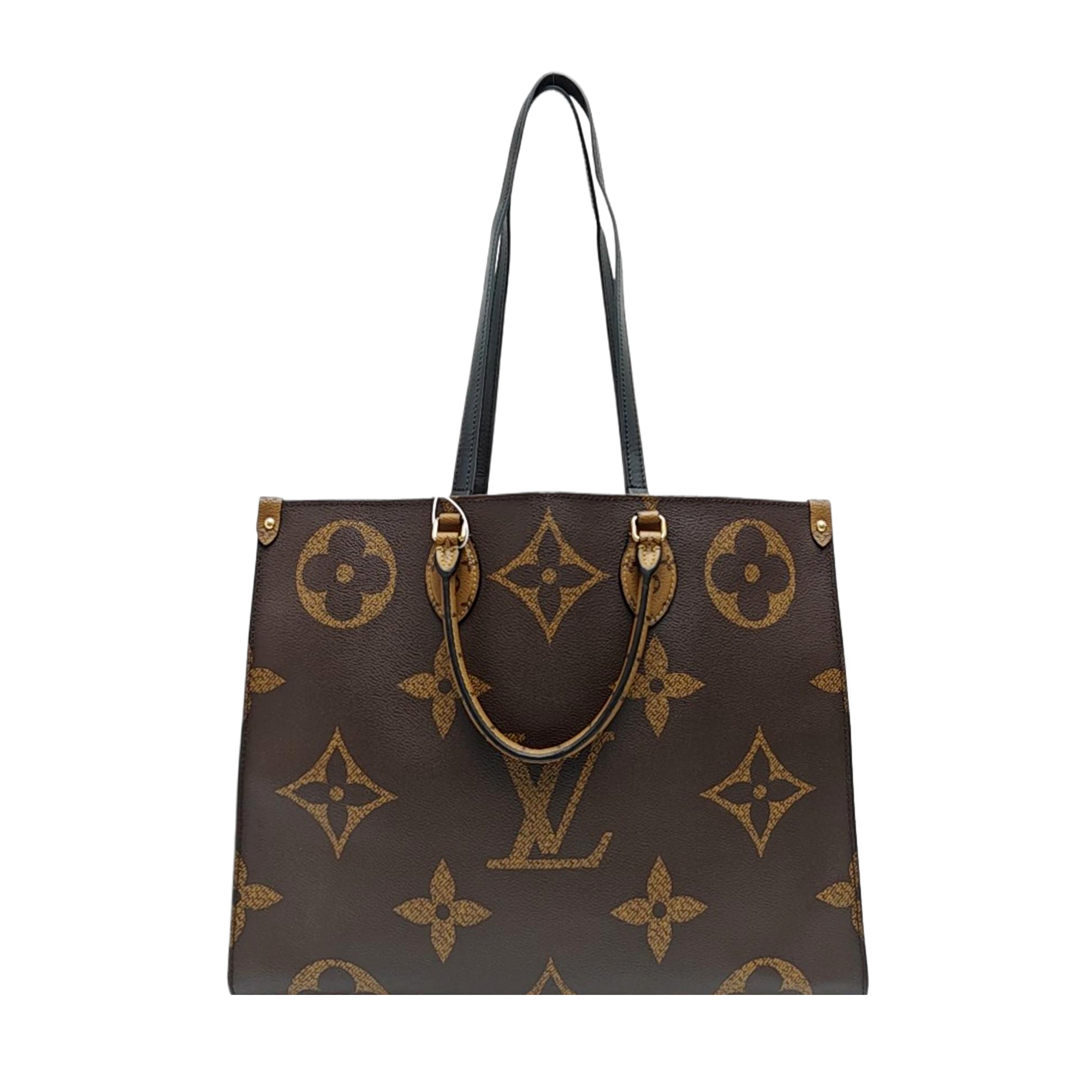 ONTHEGO GM Monogram Coated Canvas Brown