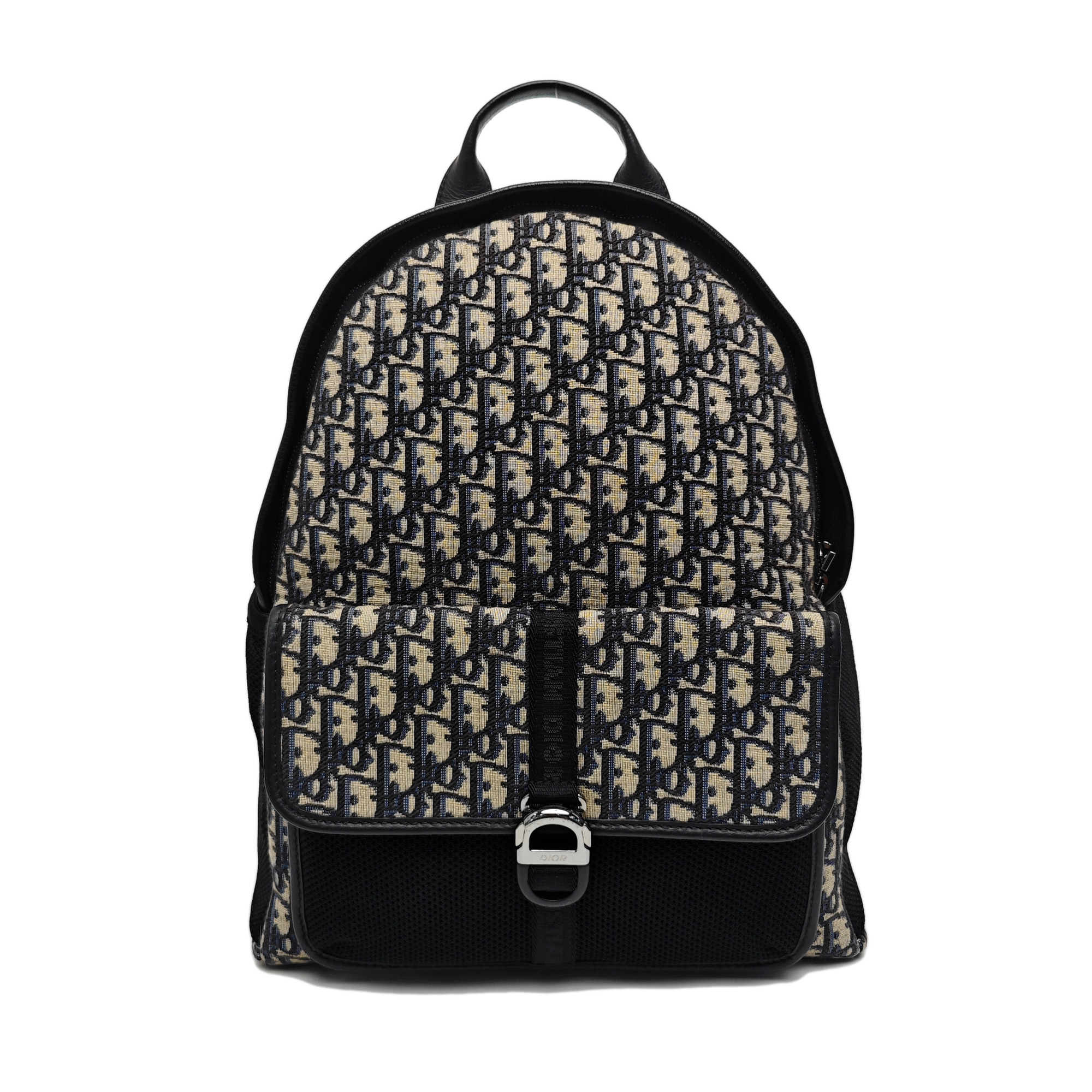 Oblique Canvas Backpack Blue