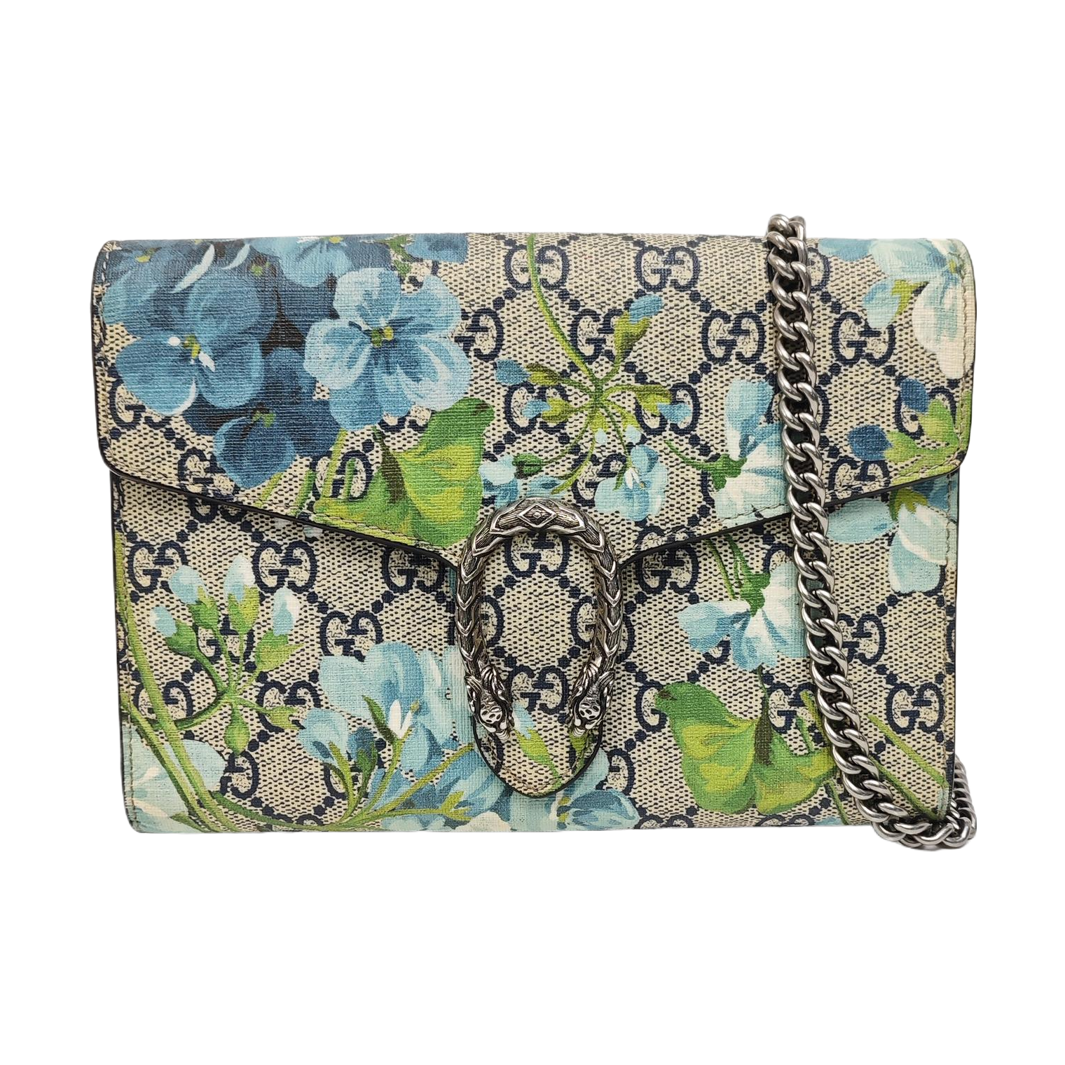 Dionysus Mini Monogram Coated Canvas Beige