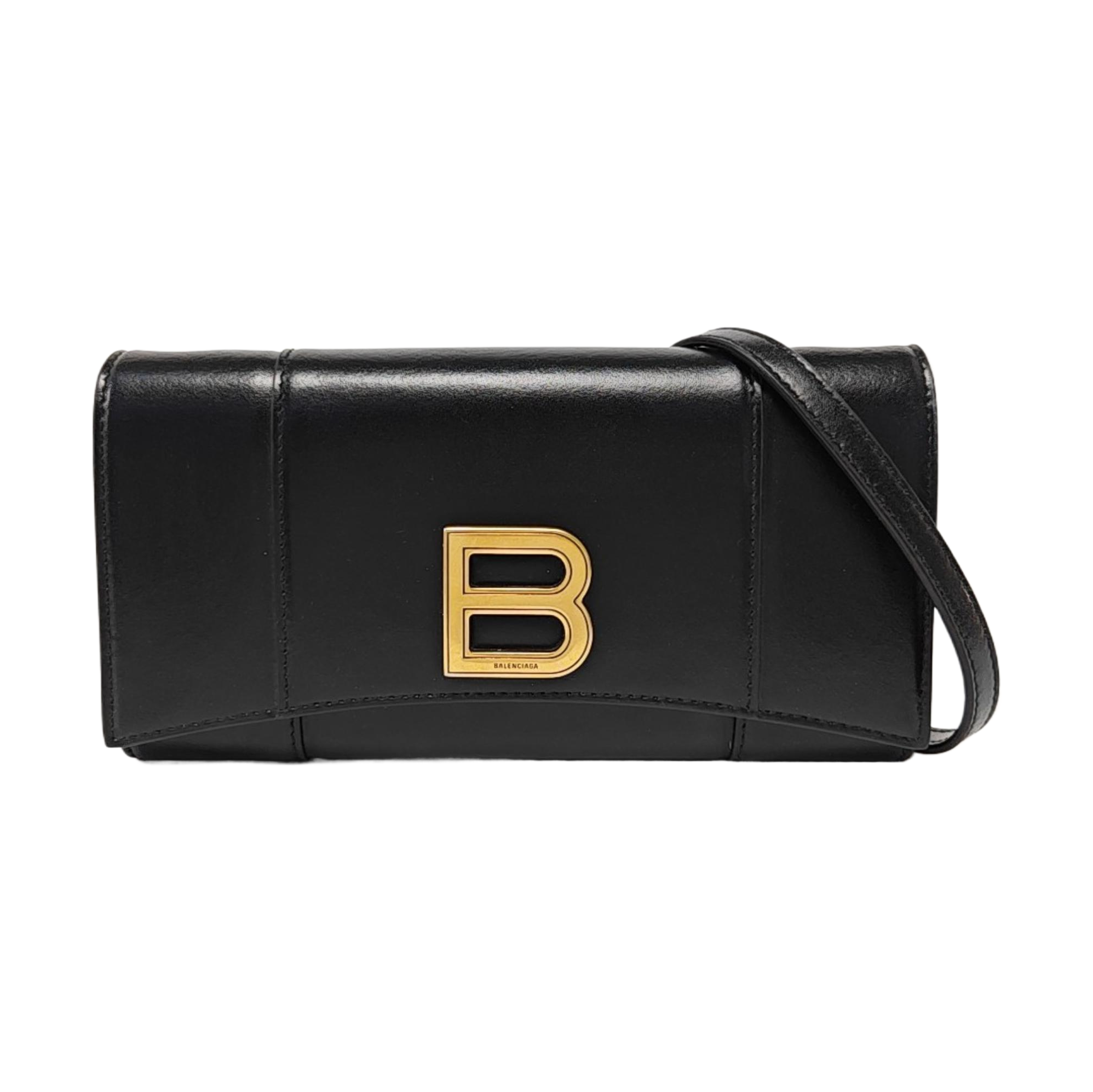 Hourglass Calfskin Black