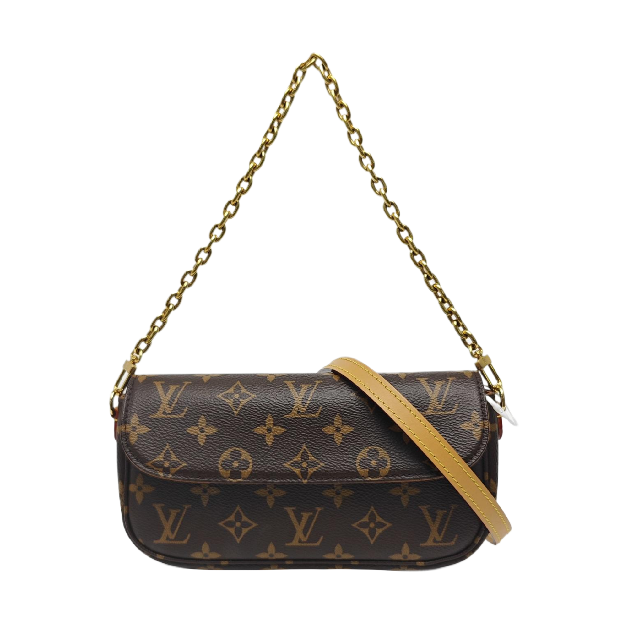 IVY Monogram Coated Canvas Brown