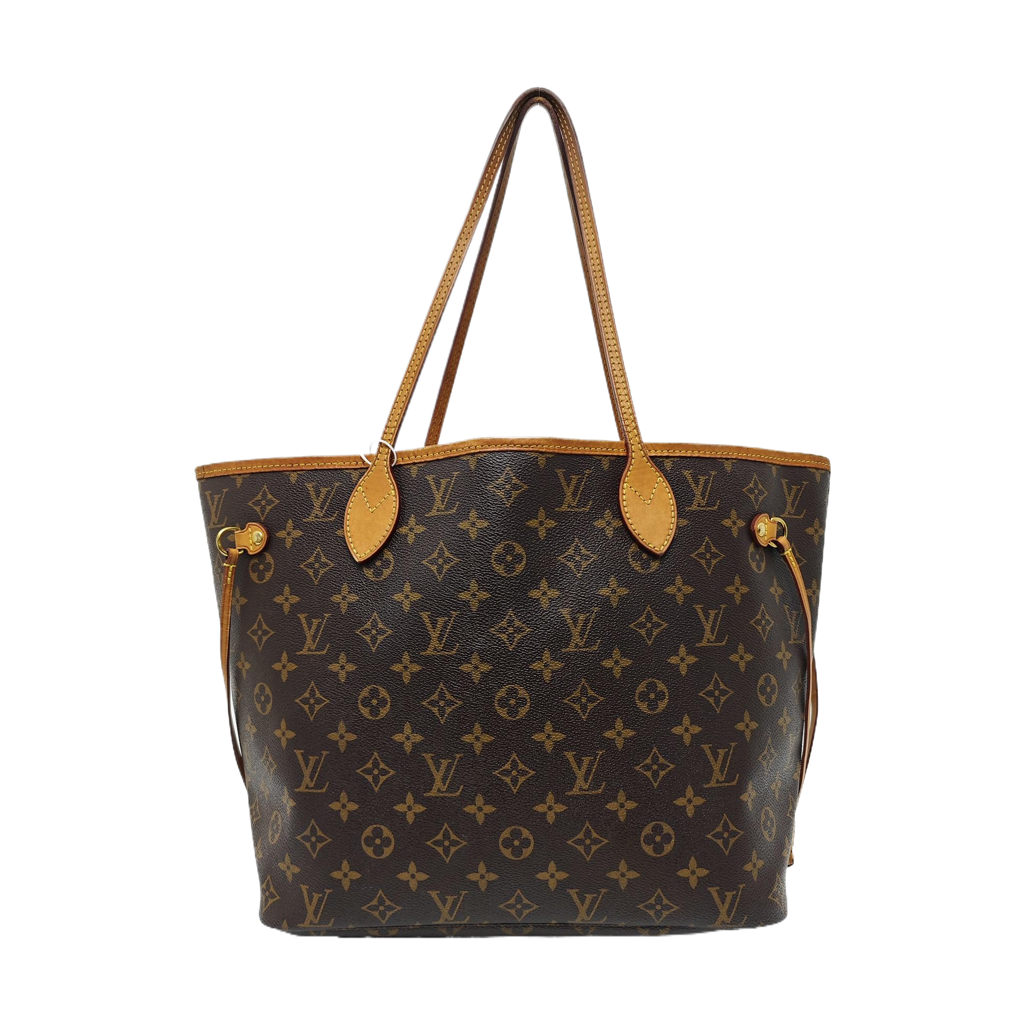 NEVERFULL MM Monogram Coated Canvas Brown