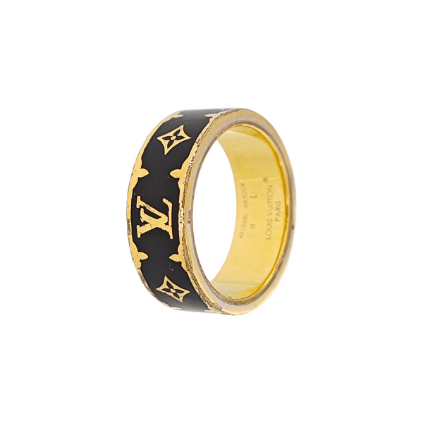 Metal Black Ring EU 56
