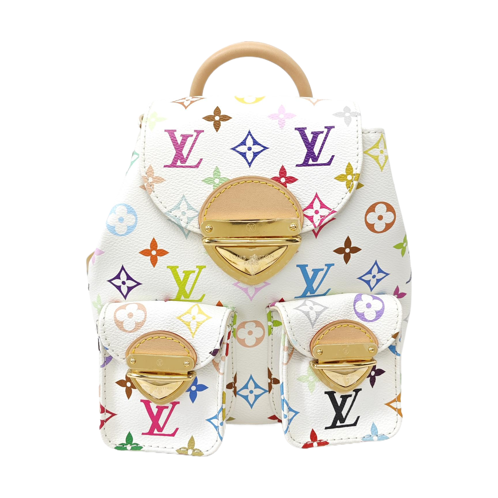 LV × TM VENICE Monogram Coated Canvas White