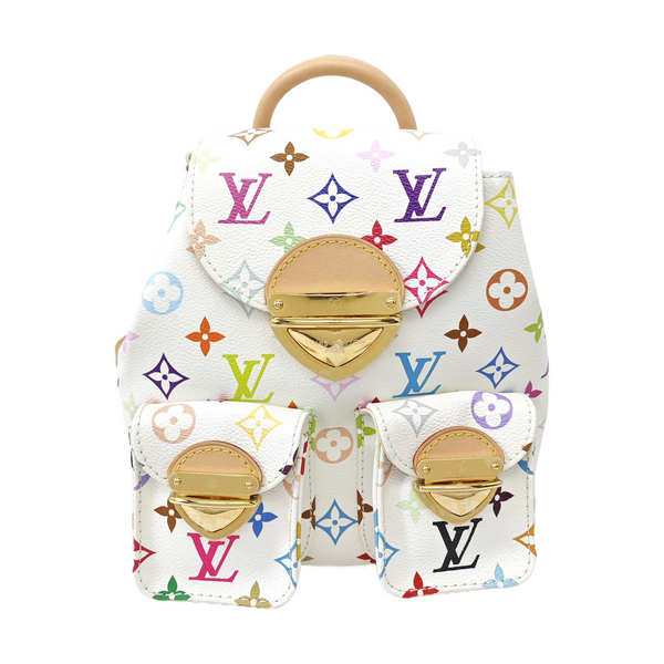 LV × TM VENICE Monogram Coated Canvas White