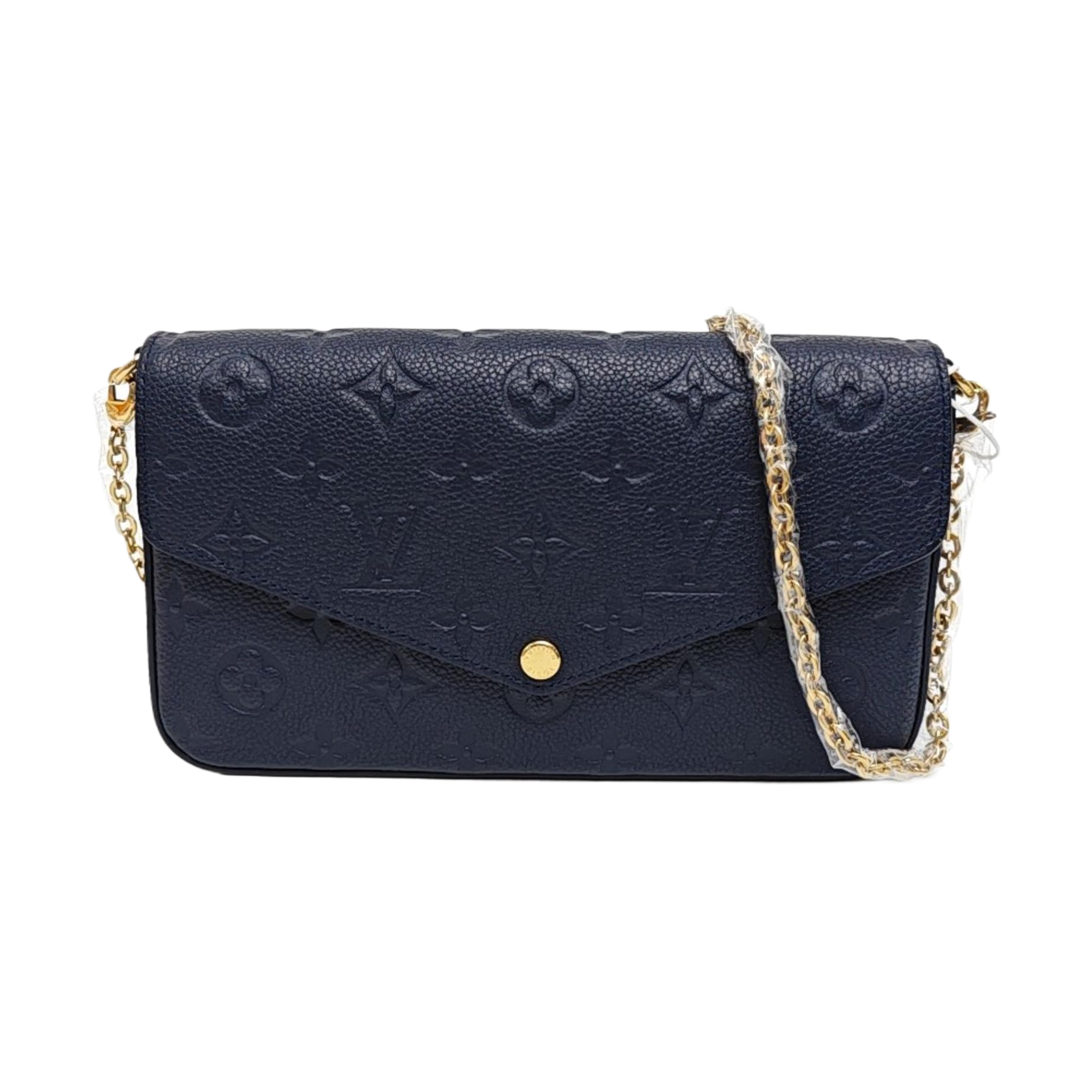 FÉLICIE Monogram Calfskin Blue