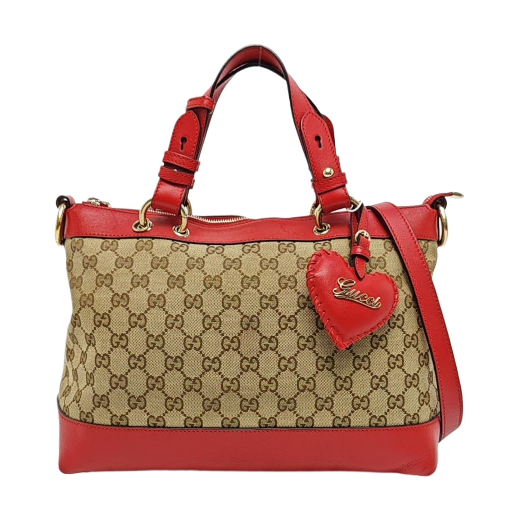 Monogram Canvas Tote Bag Beige