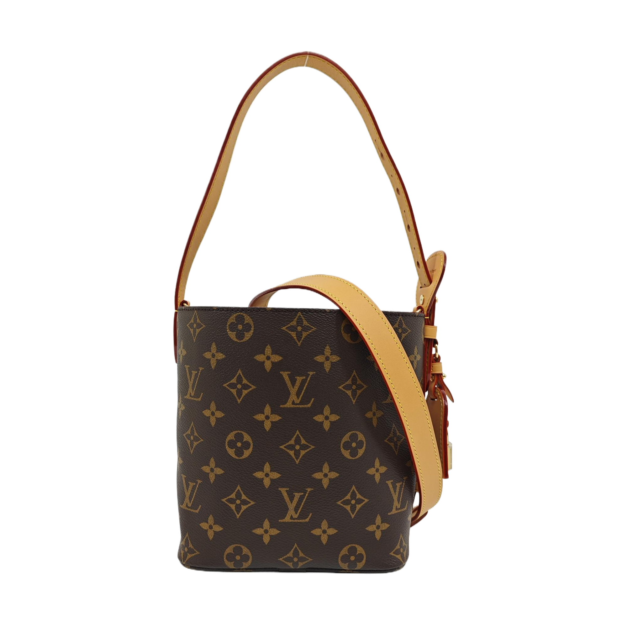 ALL IN Monogram Coated Canvas Brown