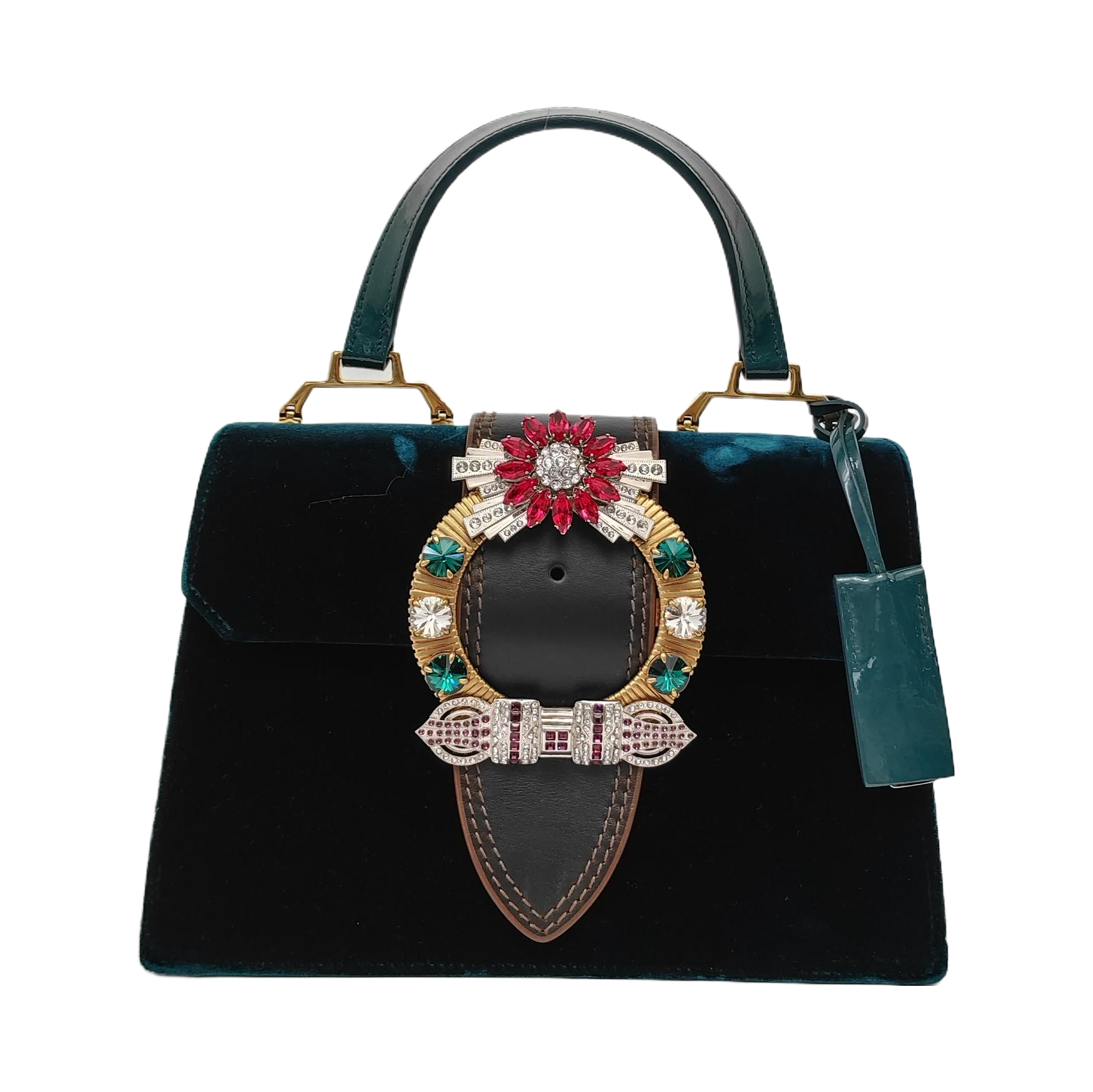 Miu Lady Velvet Green