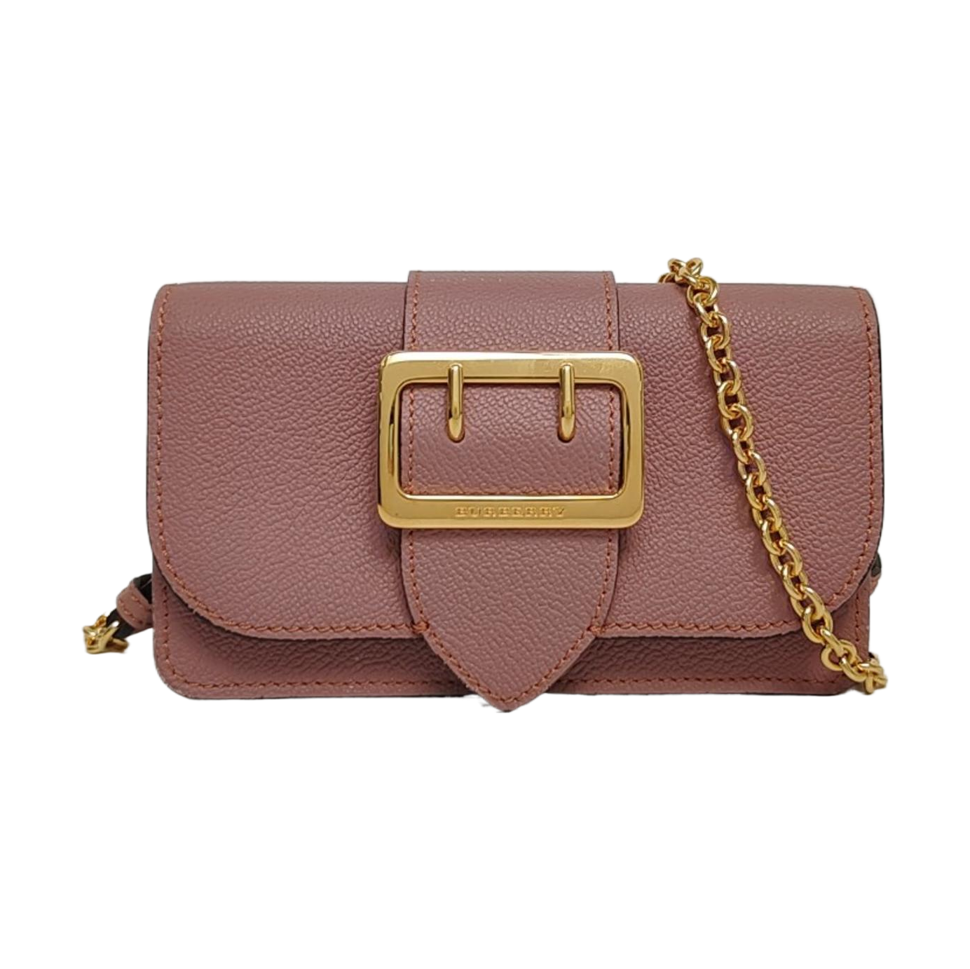 Buckle Mini Calfskin Beige
