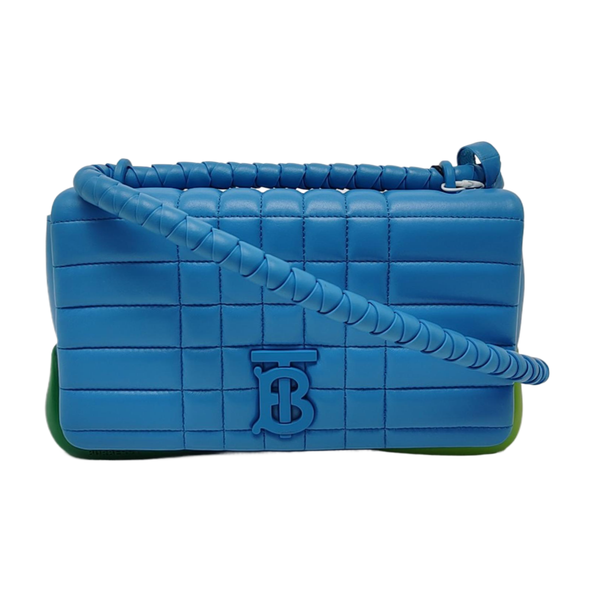 Lola Small Quilted Lambskin Blue