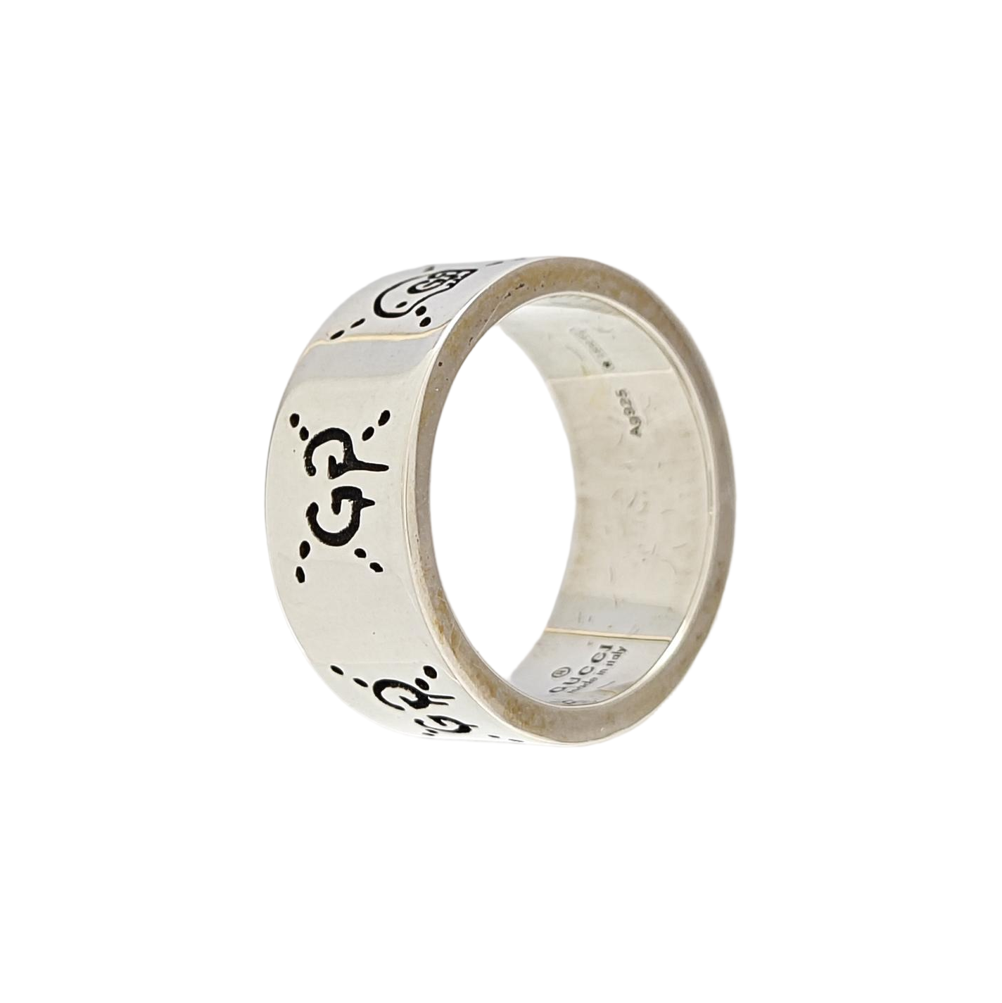 Ghost 925 Sterling Silver Ring EU 55