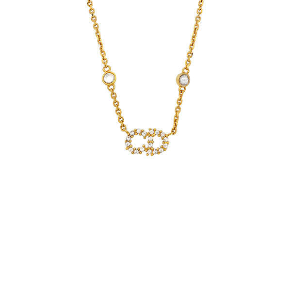 Authenticated pre-owned  Clair D Lune Gold Tone Metal Gold Necklace - Necklace at Looply
