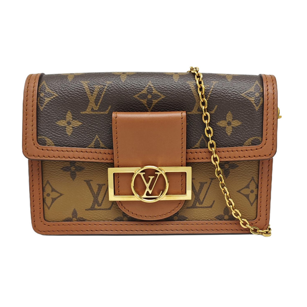DAUPHINE WOC Monogram Coated Canvas Brown