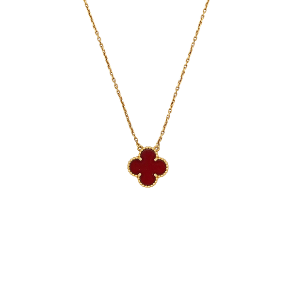 Vintage Alhambra 18k Gold Necklace