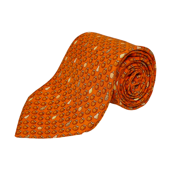 Mulberry Silk Tie Orange