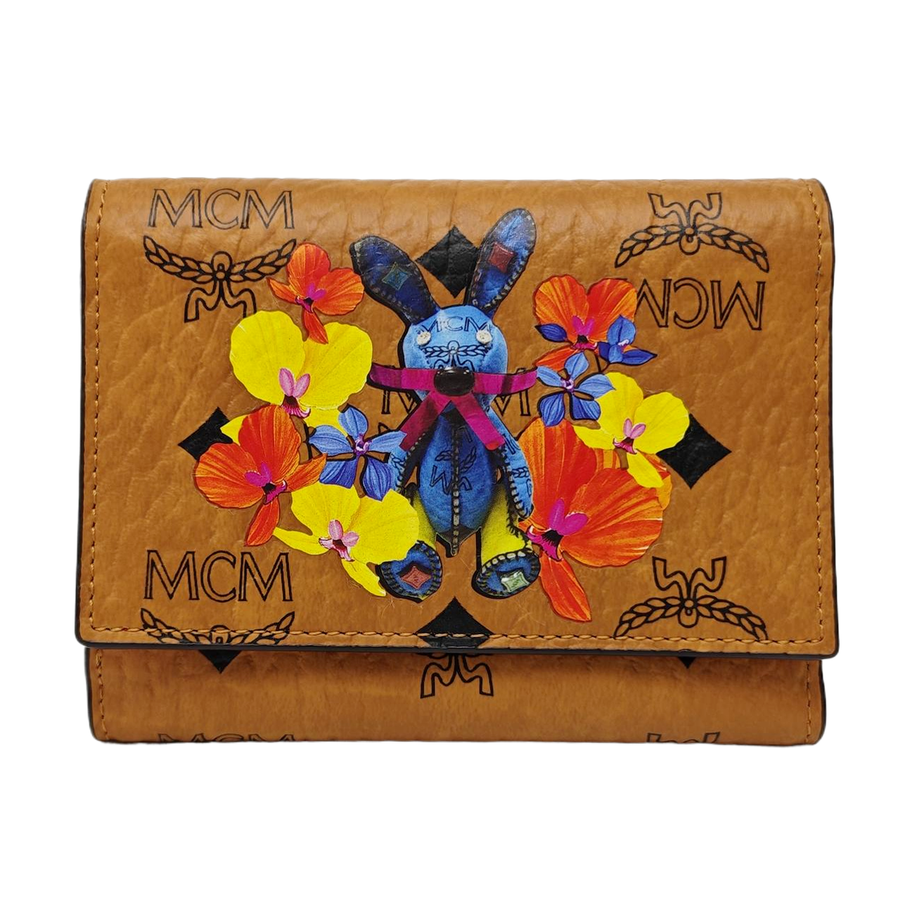 Monogram Coated Canvas Wallet Brown