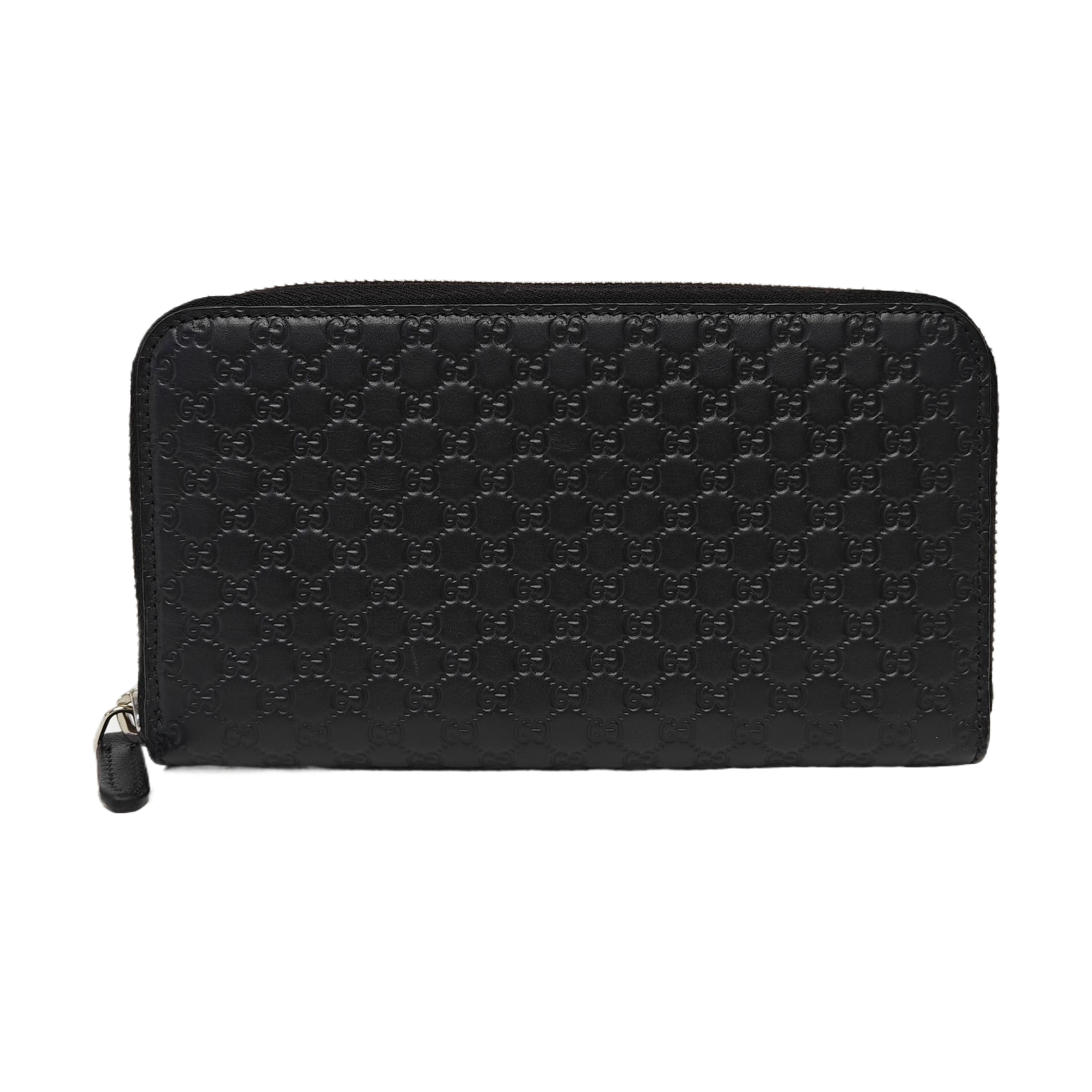 Signature Monogram Calfskin Black Wallet