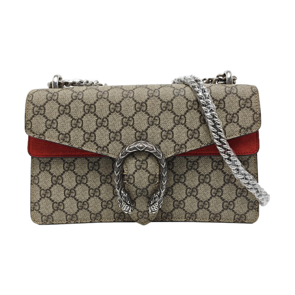 Authenticated pre-owned  Dionysus Small Monogram Coated Canvas Beige - Shoulder Bag at Looply