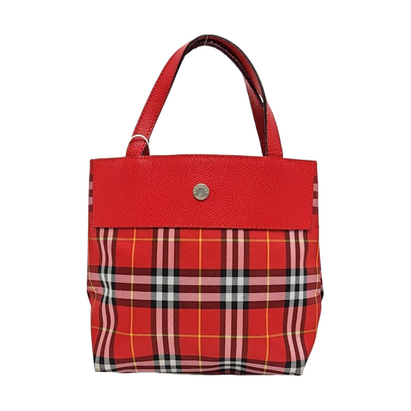 Nylon Tote Bag Red