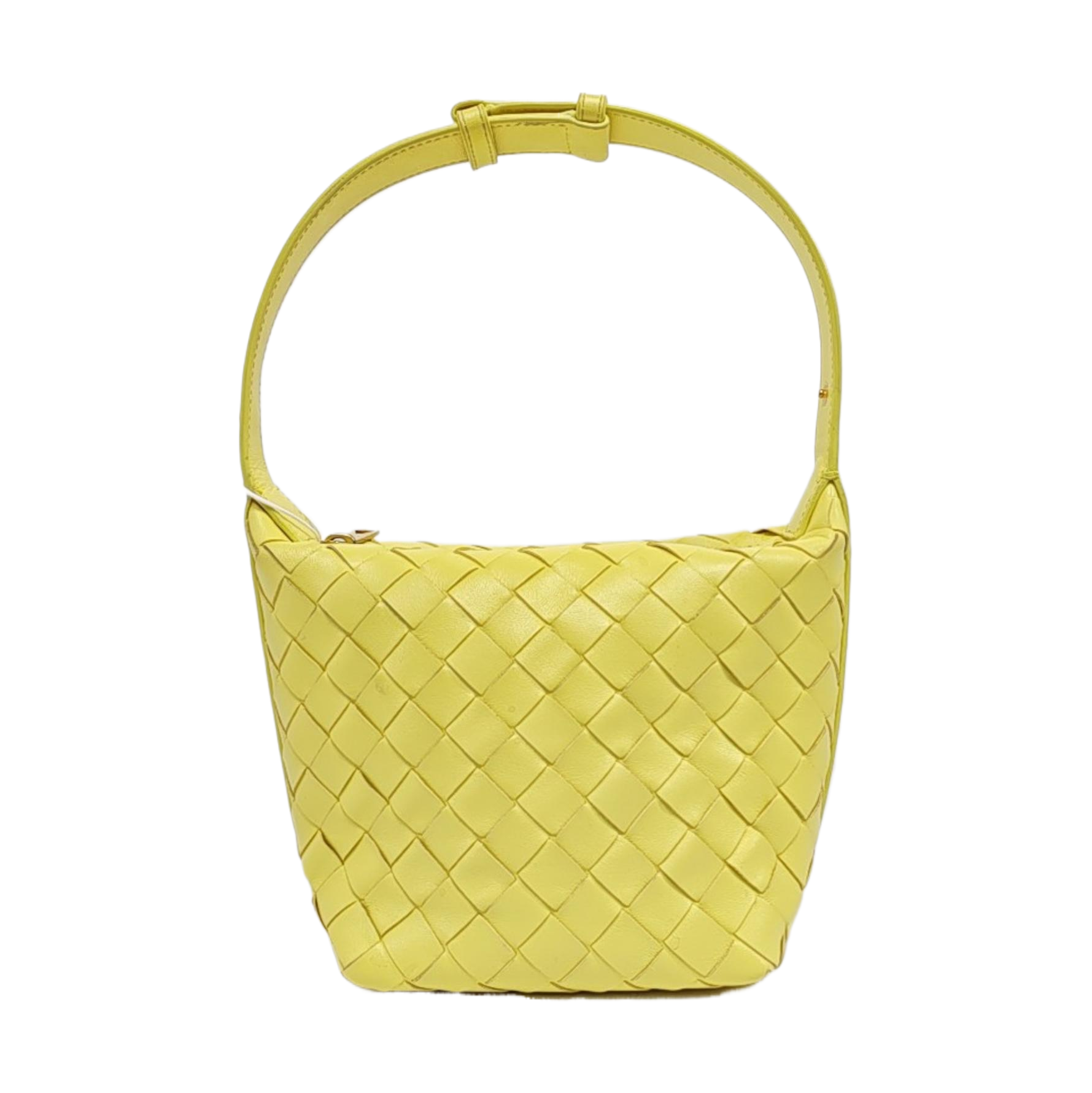 Lambskin Top Handle Bag Yellow