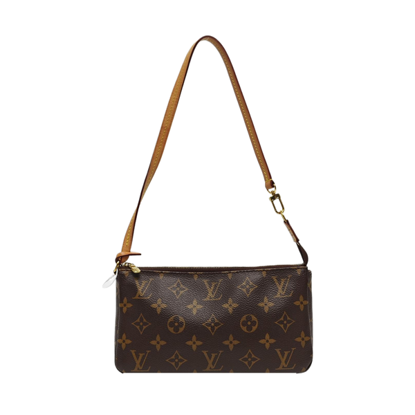 ACCESSOIRES GM Monogram Coated Canvas Brown