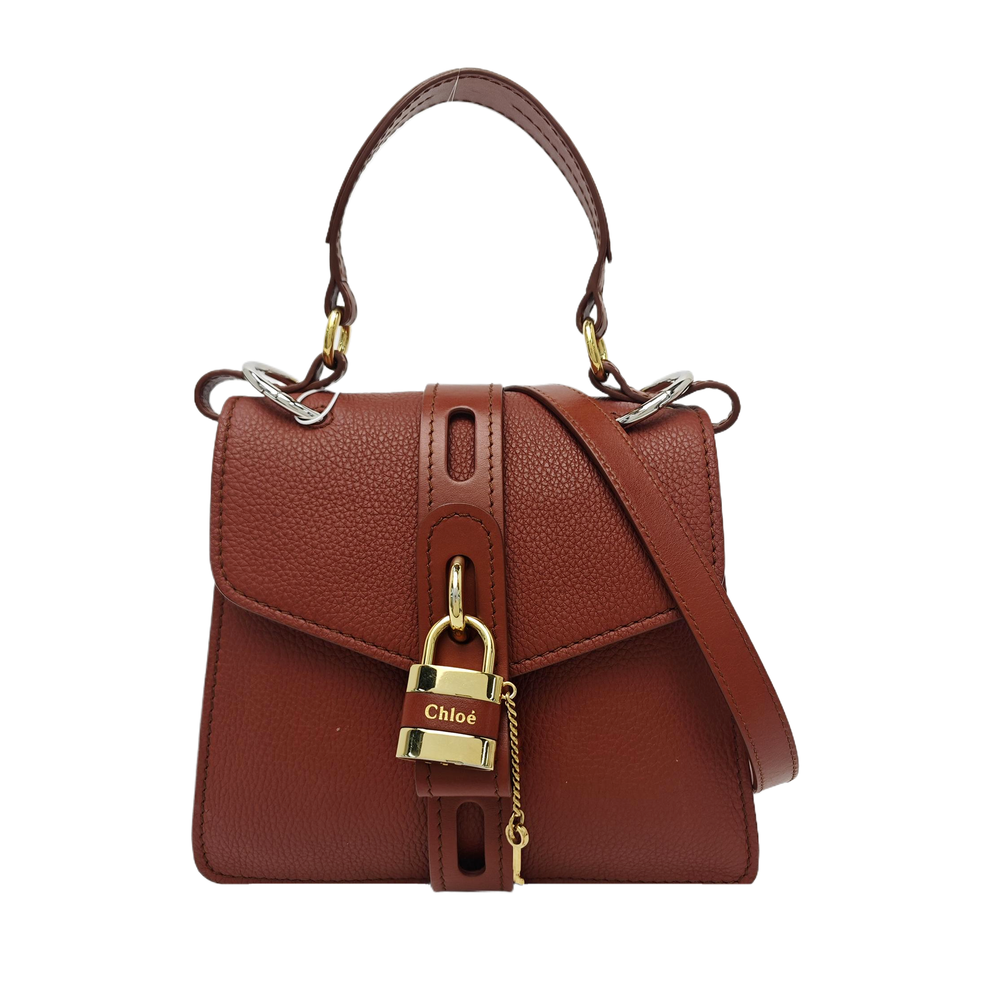 Aby Small Calfskin Brown