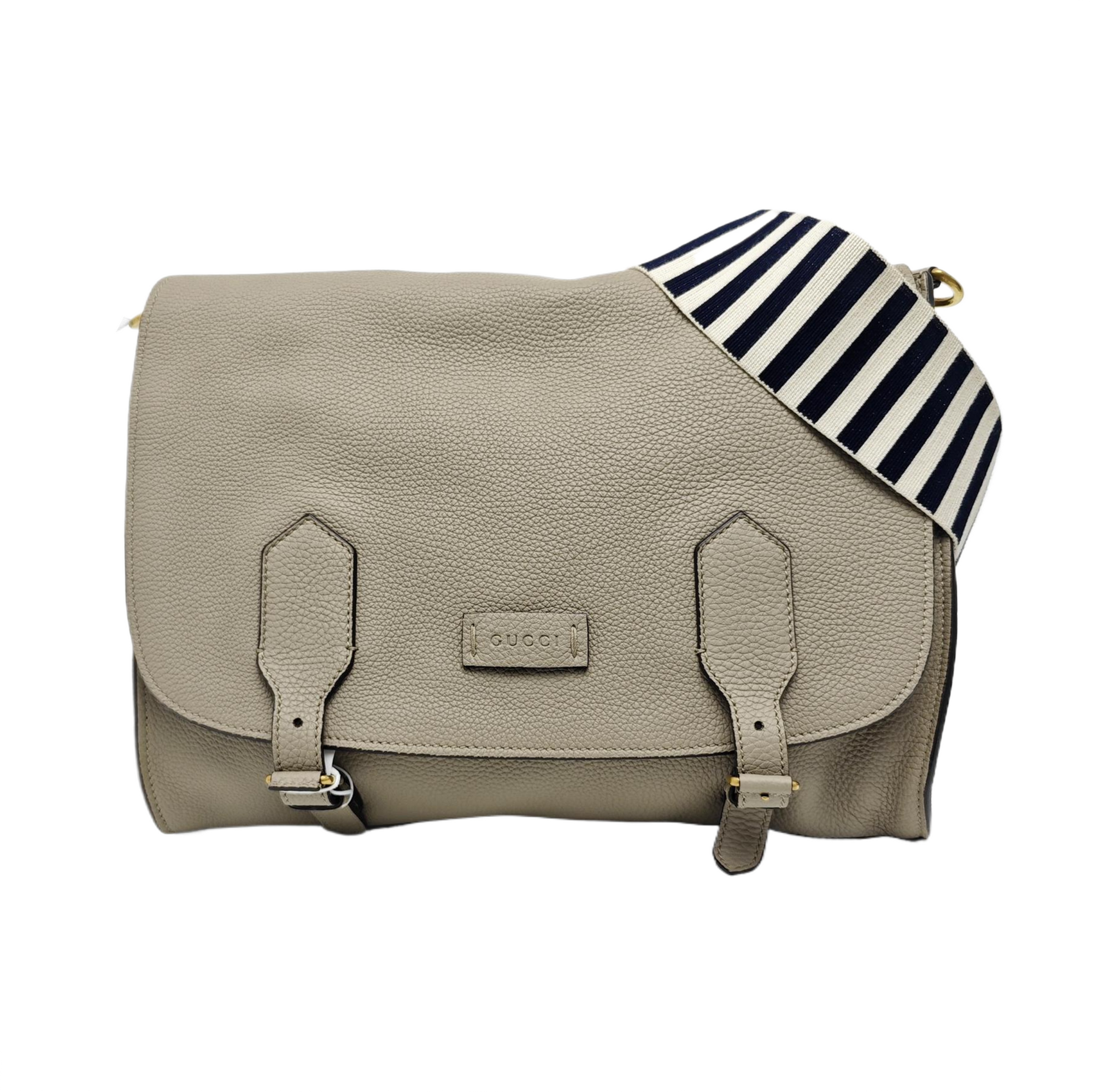 Calfskin Shoulder Bag Gray