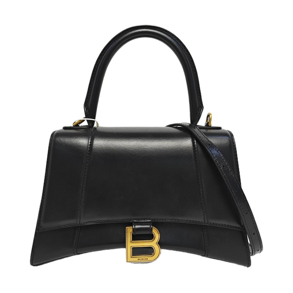Hourglass S Calfskin Black